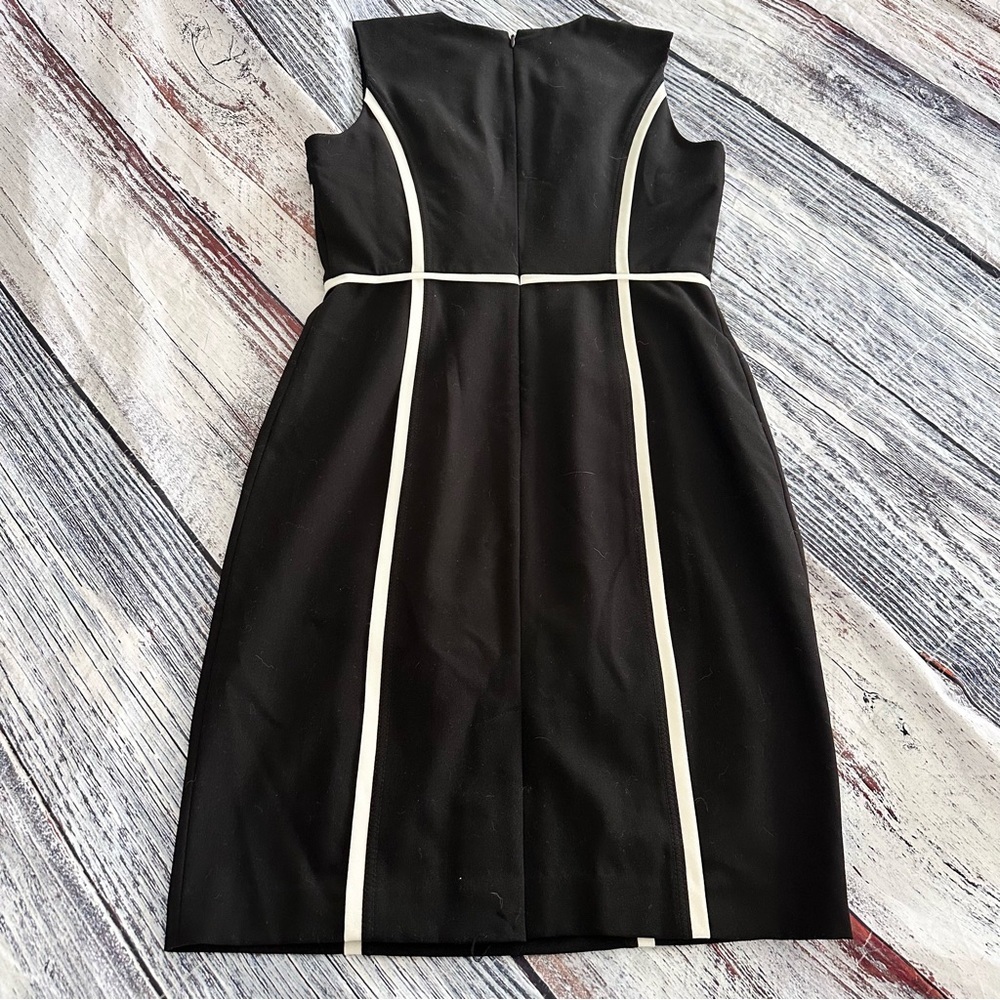Calvin Klein Black and White Sheath Dress - Picture 4 of 8